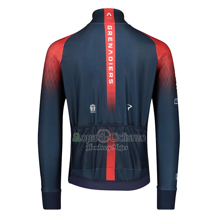 Ineos Grenadiers Ropa Ciclismo Culotte Largo 2022 Mangas Largas APagado Azul